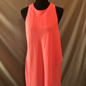 Coral Ralph Lauren Flowy Mini Dress